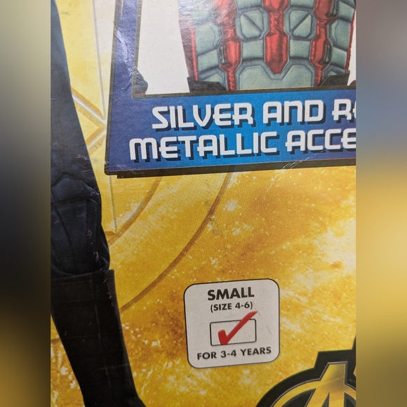 Capt America costume small - Picture 5 of 6